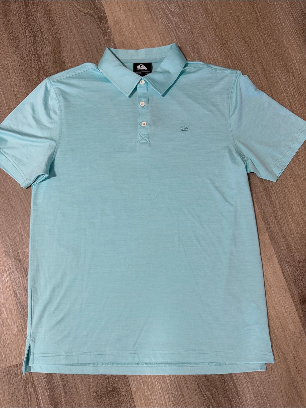 Quiksilver Men’s Aqua Polo Shirt